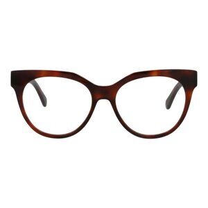 Stella McCartney Womens Cat Eye Havana Havana Transparent Fashion Designer